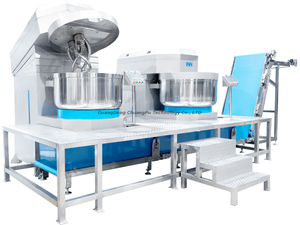 Dough Mixer with Bottom Discharge for Heavy Duty Work